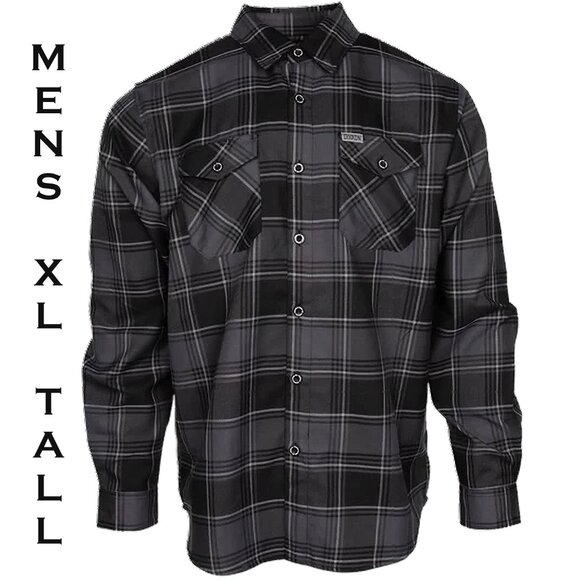 DIXXON FLANNEL - OG STURGIS Flannel Shirt - Men's XL TALL , XLT